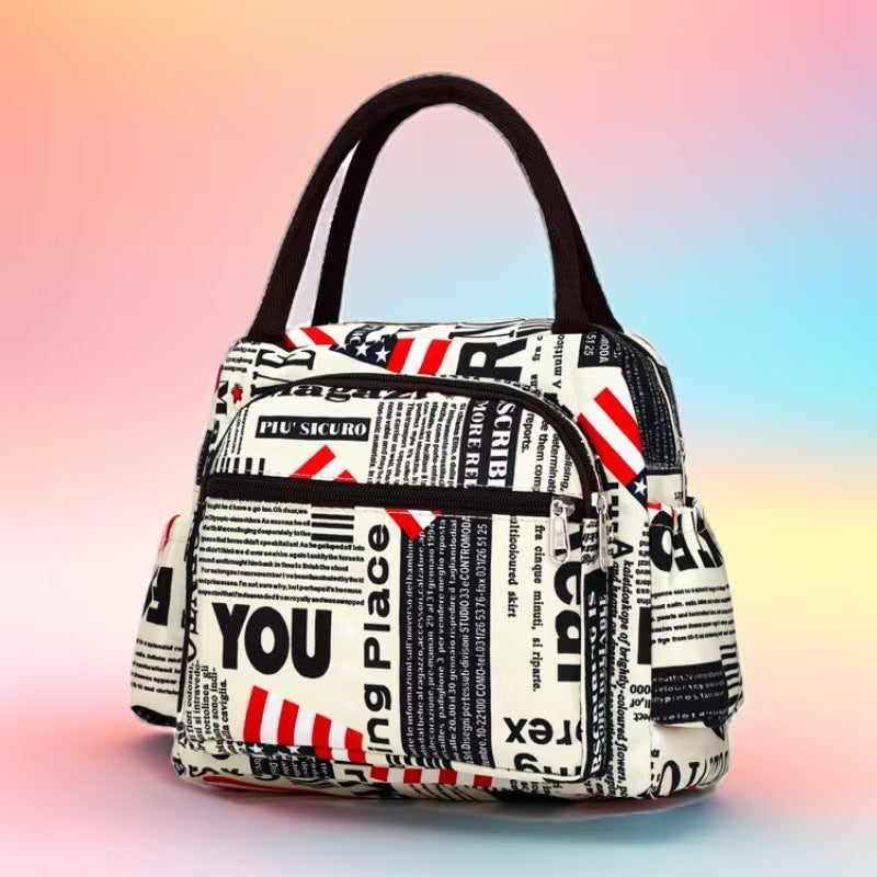 Katze Druck Multi-Taschen Tote Bag Brehn