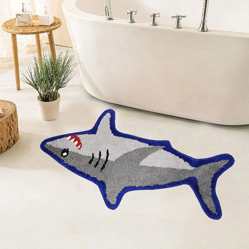 Fischgeschäftförmige dekorative Badematte