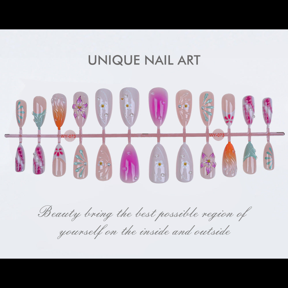Dekorative Press-On Nagelkunst Kollektion Brehn