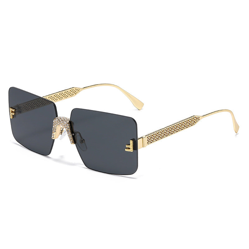 Damen extravagante hexagonale Sonnenbrille Brehn