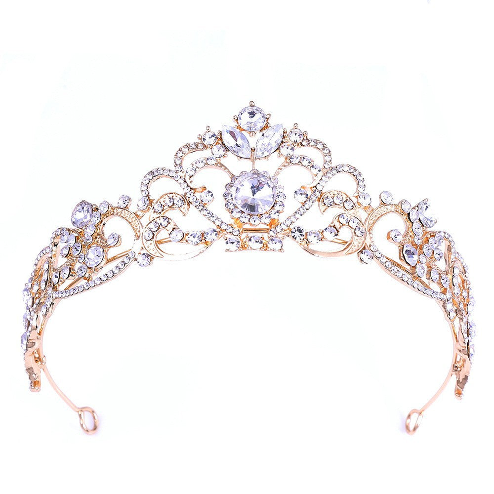 Damen Kristallverzierte Tiara Brehn