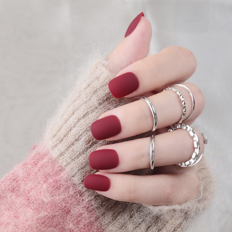 Matte Press-On Nagelset Brehn
