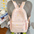 Bestickter Stern- und Mondmuster-Rucksack