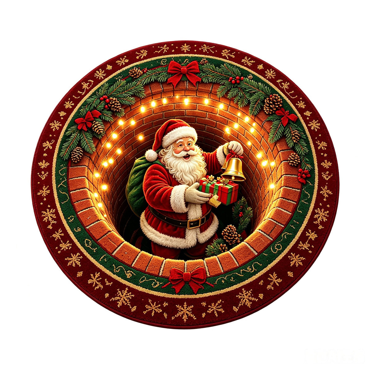Festliches Weihnachtsbaumrock