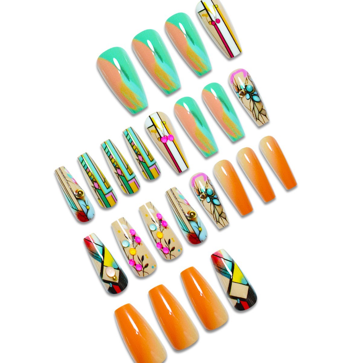 Künstlerisches Gel-Nagel-Dekorationsset Brehn