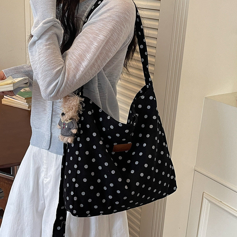 Lässige Polka Dots Hobo Tasche