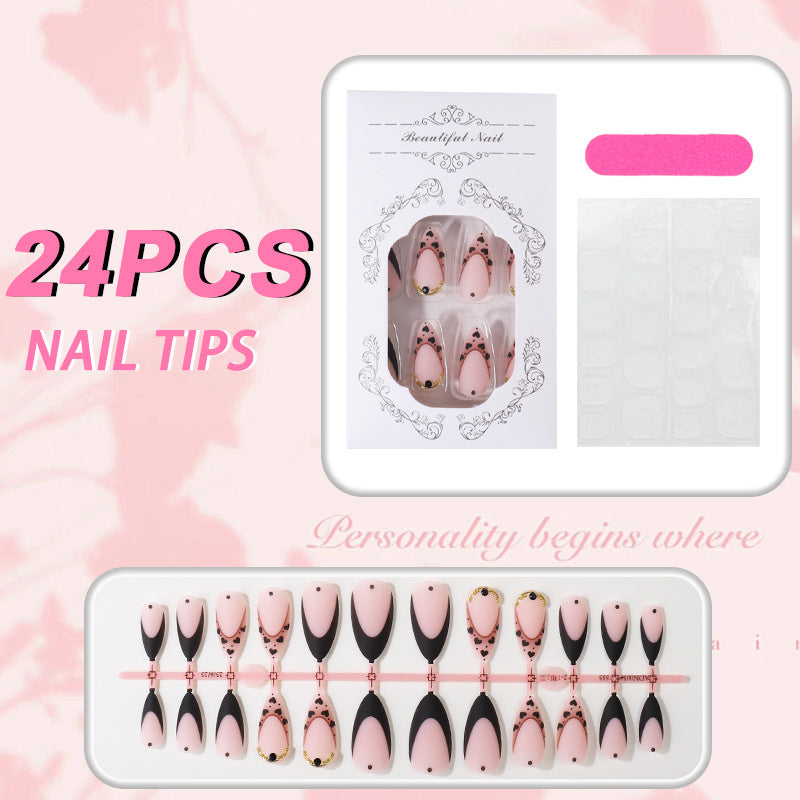 Einzigartiges Elegantes Press-On Nagelspitzen Set Brehn