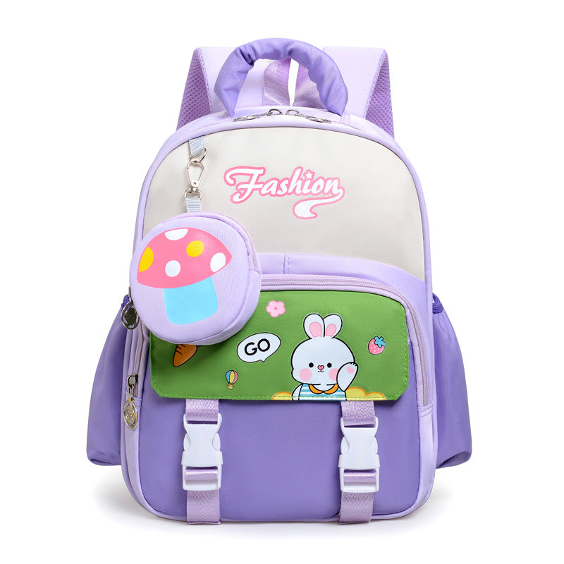 Verspielter Rucksack für die Schule im Cartoon-Stil Brehn