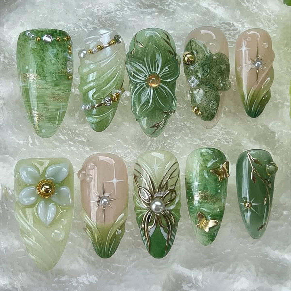 Glamouröse Aziatische Kunstnagelkollektion Brehn