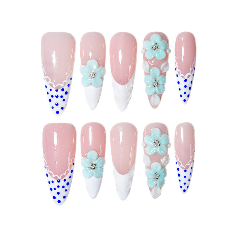 Floral Akzent Nagelkunst Verlängerungen Brehn