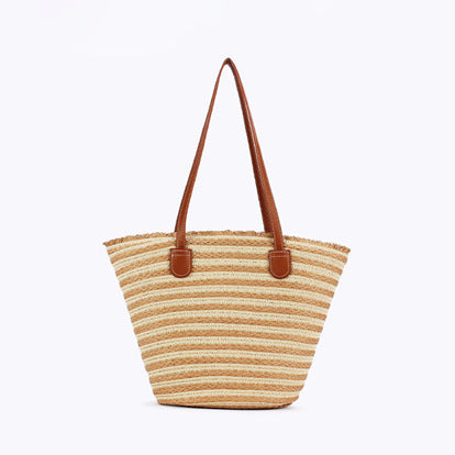 Trendige Geflochtene Strandtasche Brehn