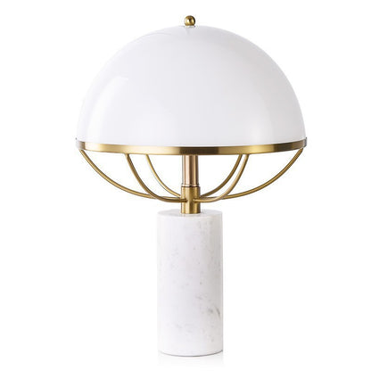 Elegante dekorative Tischlampe mit modernem Marmorfuß