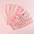 Elegantes florales Akzent Press-On Nagelset Brehn