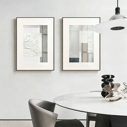 Moderner Texturierter Wandkunst