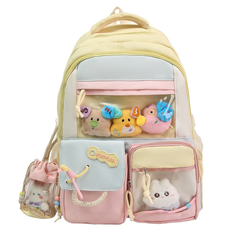 Süßer Tier-Motiv Multi-Taschen Schulranzen Brehn