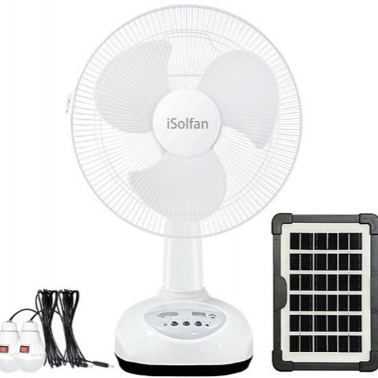Damen Solarbetriebener Tischventilator Brehn