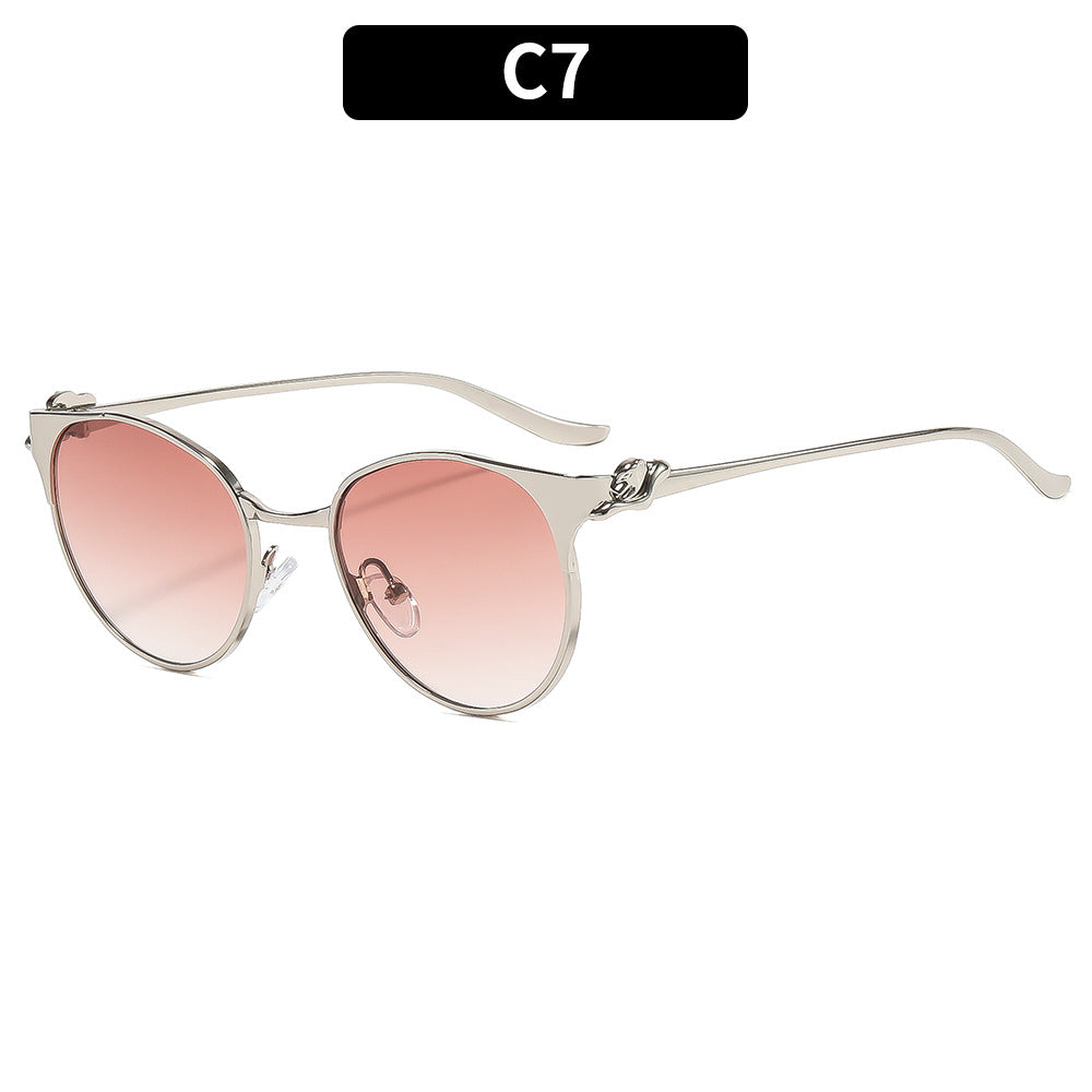 Zeitgenössisches Design Stylische Cat-Eye Sonnenbrille