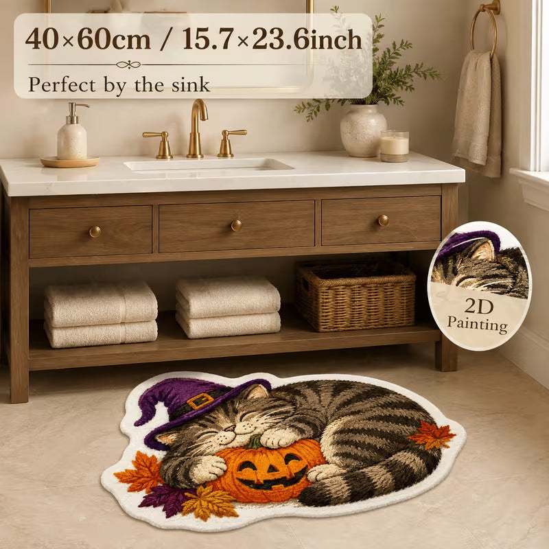 Katzen-Themen weiche Badematte