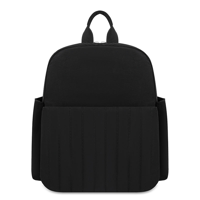 Minimalist Gep quilteter Rucksack Brehn