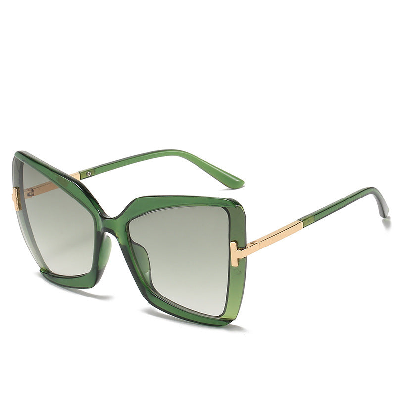 Luxuriöse Übergroße Schild Sonnenbrille Brehn