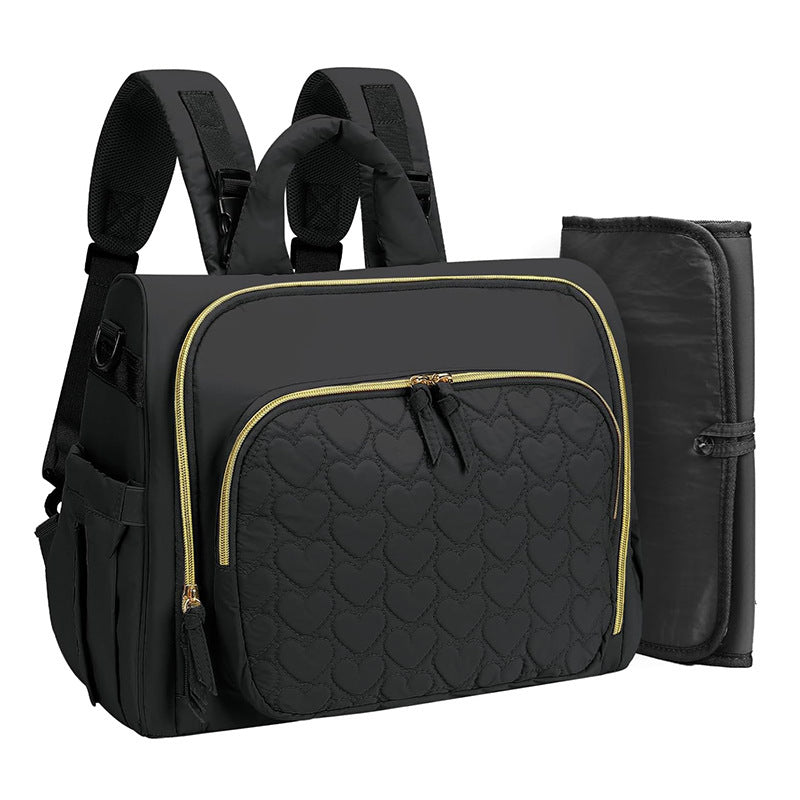Multifunktionale Wickeltasche mit Ergonomischen Schulterträgern Brehn