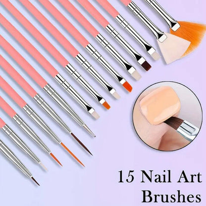 Professionelles Nail Art Pinselset Brehn 1787228556