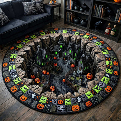 Halloween-inspirierter dekorativer Teppich