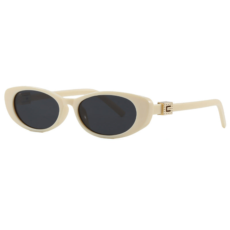 Damen Cat-Eye Sonnenbrille mit stilvollem Rahmen und luxuriösen Akzenten Brehn