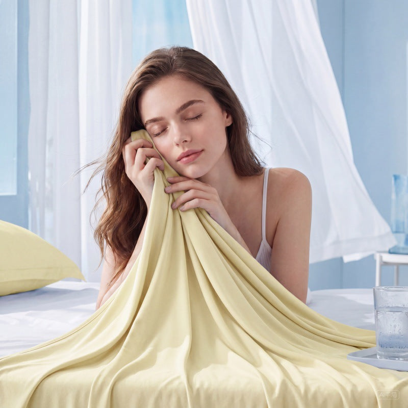 Damen nan seidiges Spannbettlaken aus Mikrofaser mit elastischem Rundumgummi und knitterarmer Satinoptik Brehn