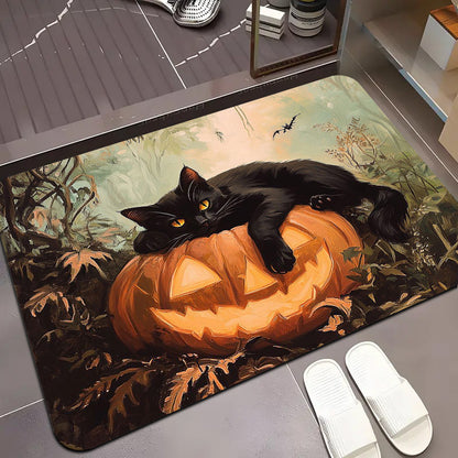 Halloween-Themed Dekorativer Eingangsteppich Brehn
