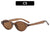 Vintage ovale Sonnenbrille