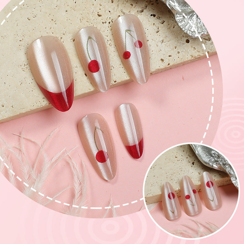 Blumenmuster Druck-Nagelset