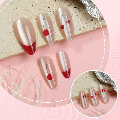 Blumenmuster Druck-Nagelset