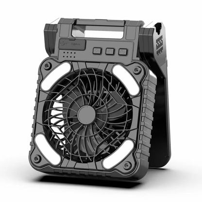Unisex Tragbarer Akku Ventilator mit LED-Beleuchtung Brehn