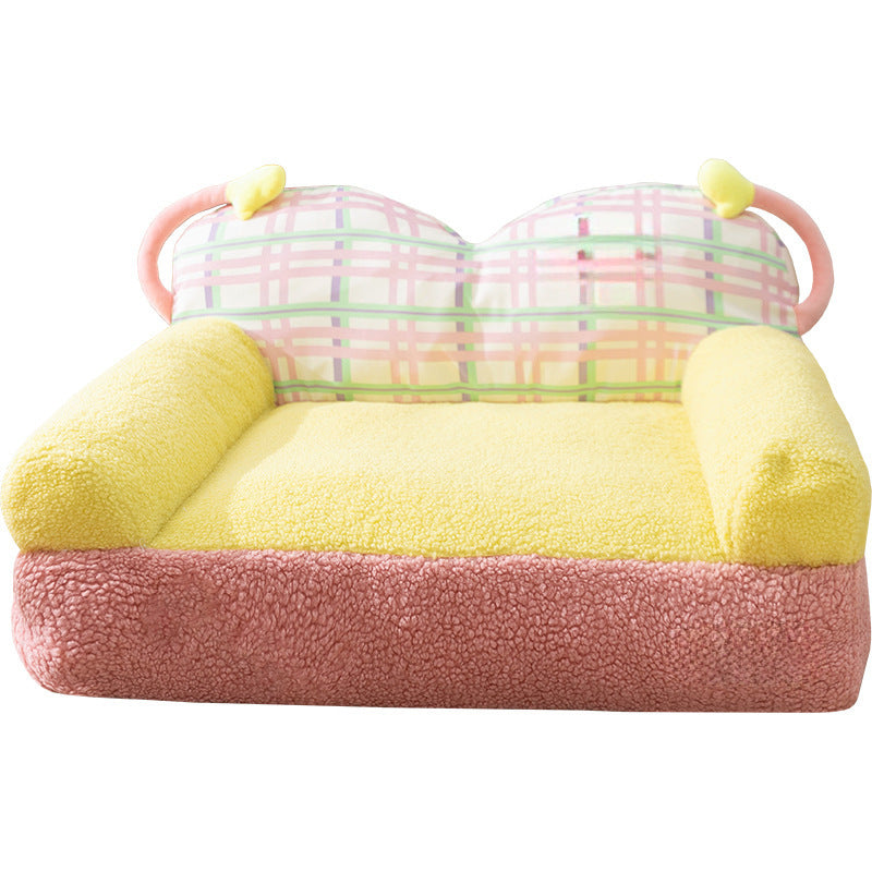 Gemütliches Plüsch-Hundebett