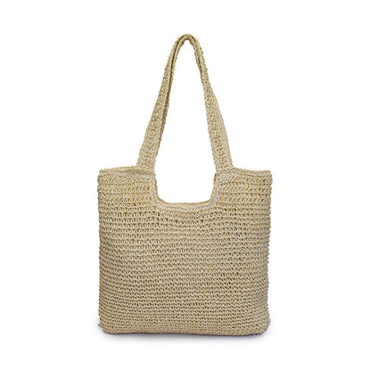 Handgefertigte natürliche Strohtasche