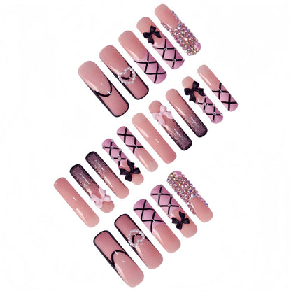 Glamouröse Statement Nagelkunst Extensions Brehn