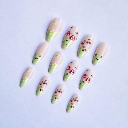 Künstlerisches Floral-Nagelkunst-Design-Kit  1790957892