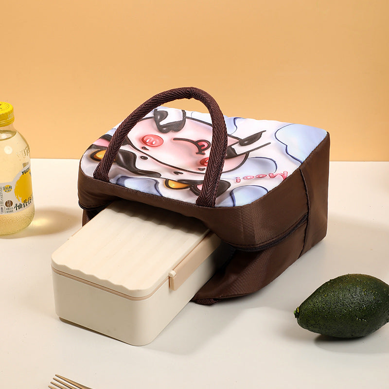 Cartoon-Themen Isolierte Lunch-Tasche