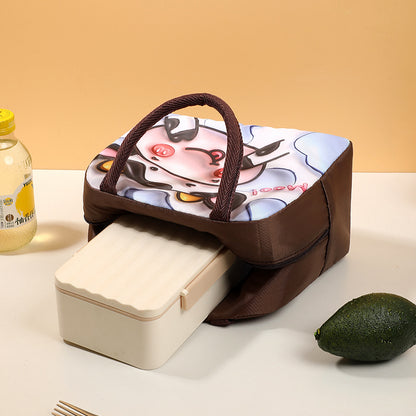 Cartoon-Themen Isolierte Lunch-Tasche