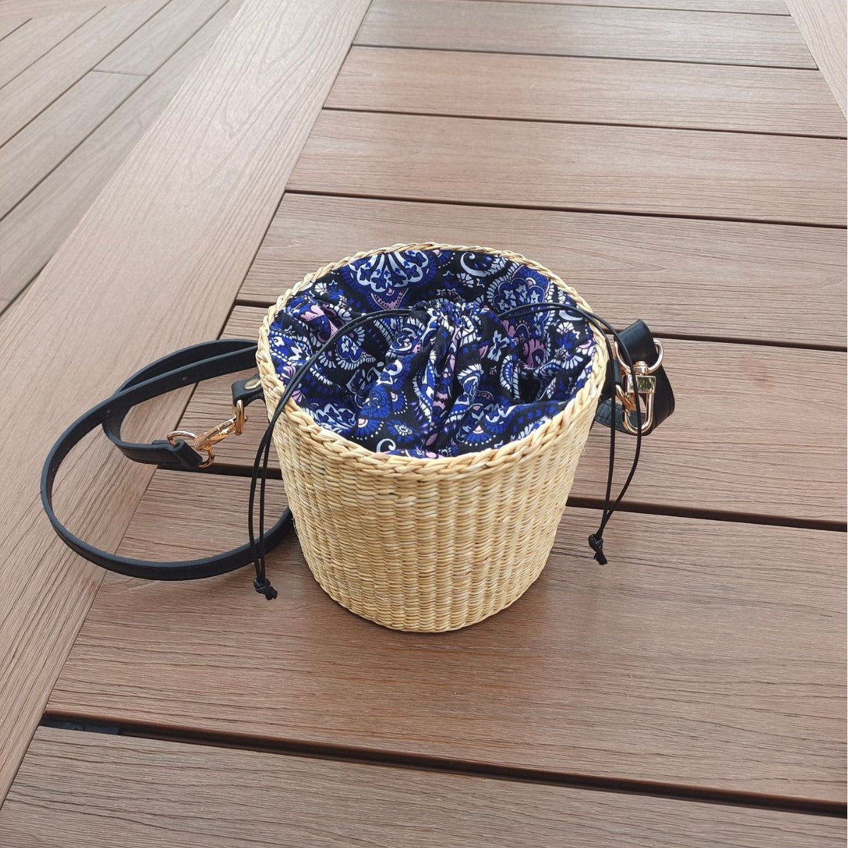 Bohemian Chic Geflochtene Korbtasche Brehn