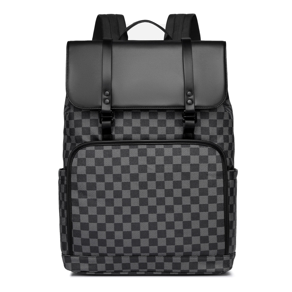 Stylischer Schachbrettmuster-Rucksack Brehn