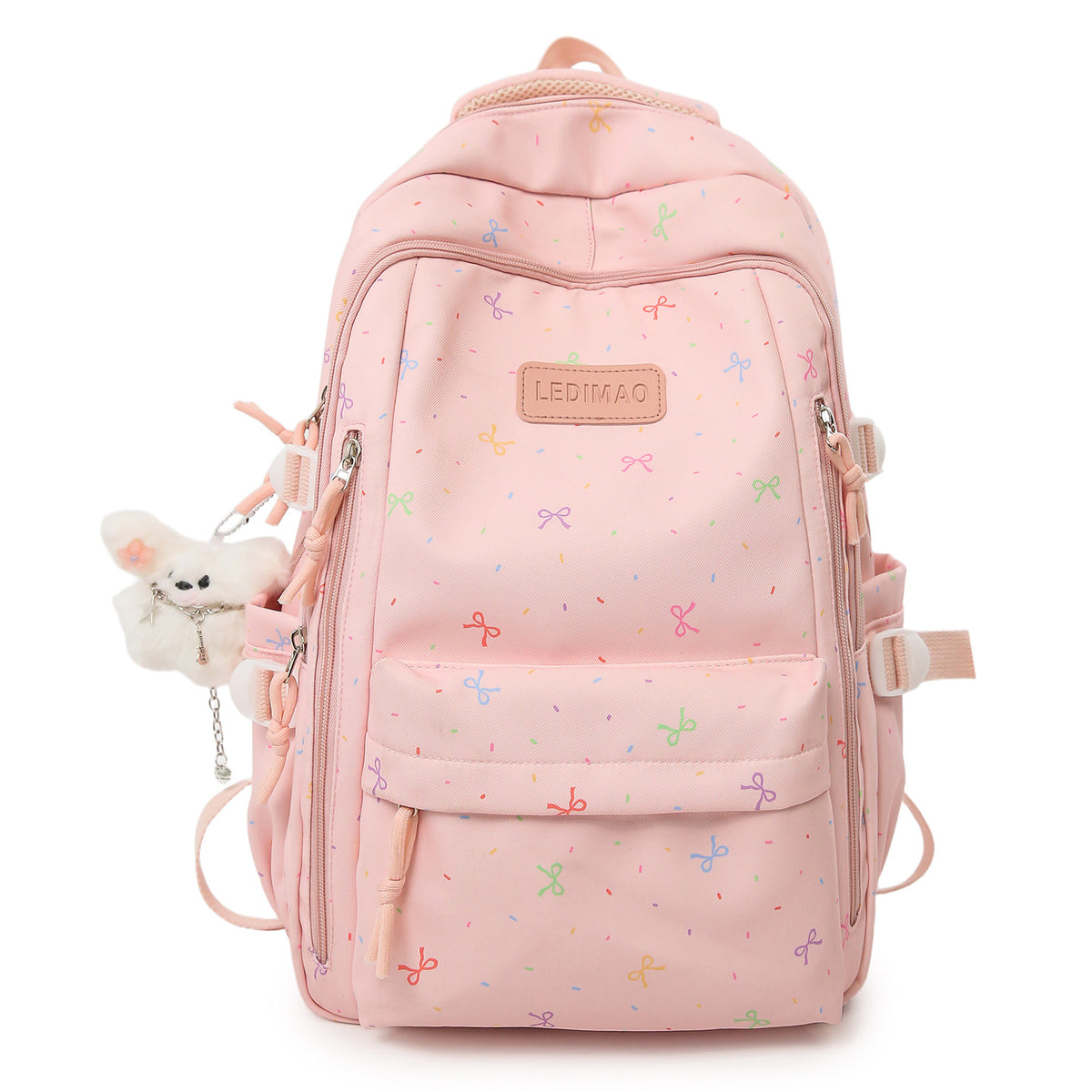 Stylischer Schulrucksack mit lustigen gemusterten Akzenten Brehn