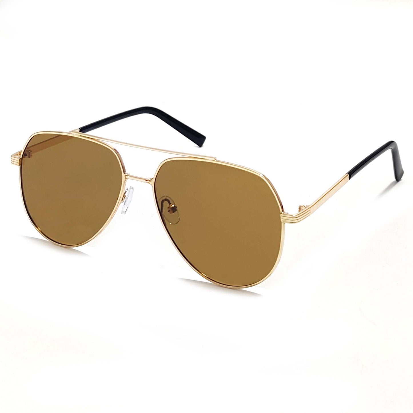 Herren modische Pilotensonnenbrille mit kontrastierenden Gläsern Brehn