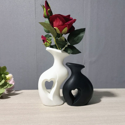 Moderne Herzförmige Dekorative Vase Brehn