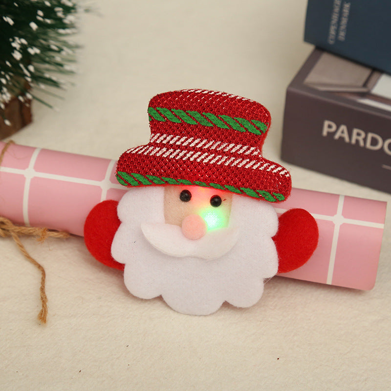 Weihnachts-Haarschmuck mit LED Lichtern Brehn