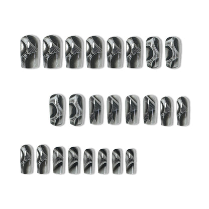 Künstlerisches Gel-Nagelkunst-Design Brehn