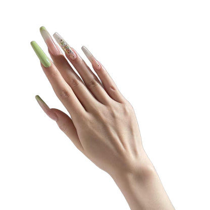 Dekorative Lange Stiletto-Nagelverlängerungen