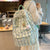 Charmanter Strukturierter Canvas Rucksack