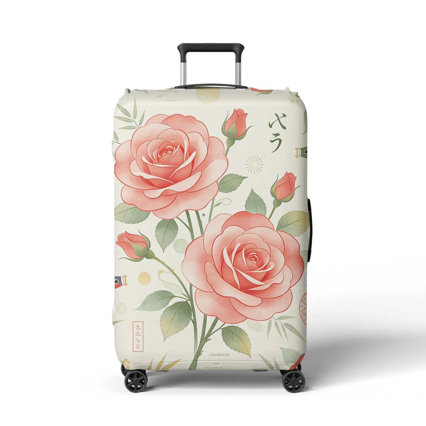 Damen Reisekoffer Brehn Blumendesign mit verstellbarem Griff